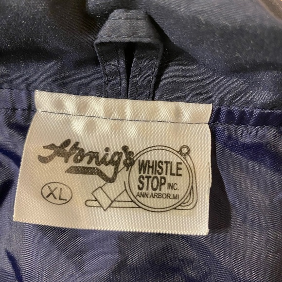 Honig’s Whistle Stop Men's Navy Pullover with Red Stripes XL (DV) - Picture 10 of 14